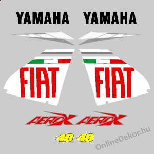 Motormatrica, Motor dekor&aacute;ci&oacute;k - 02.Robog&oacute; matric&aacute;k - Yamaha - Aerox Fiat
