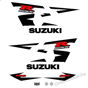 Motormatrica, Motor dekor&aacute;ci&oacute;k - 01.Motormatric&aacute;k - Suzuki - GSX-R 600 (2004) (S&aacute;rga-Fekete)