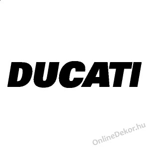 Motormatrica, Motor dekor&aacute;ci&oacute;k - 01.Motormatric&aacute;k - Ducati - Ducati log&oacute;