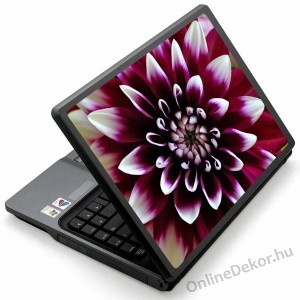 Laptop matrica, Laptop dekor&aacute;ci&oacute; - Vir&aacute;g - Őszir&oacute;zsa 1159