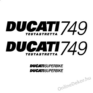 Motormatrica, Motor dekor&aacute;ci&oacute;k - 01.Motormatric&aacute;k - Ducati - Ducati 749