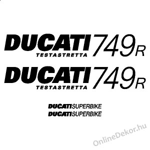 Motormatrica, Motor dekor&aacute;ci&oacute;k - 01.Motormatric&aacute;k - Ducati - Ducati 749R