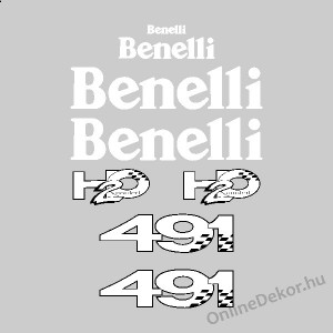 Motormatrica, Motor dekor&aacute;ci&oacute;k - 02.Robog&oacute; matric&aacute;k - Benelli - Benelli 491