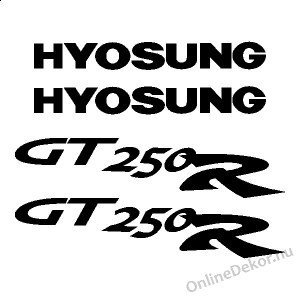 Motormatrica, Motor dekor&aacute;ci&oacute;k - 01.Motormatric&aacute;k - Hyosung - GT 250 R