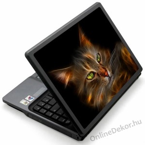 Laptop matrica, Laptop dekor&aacute;ci&oacute; - &Aacute;llat - Macska 1214