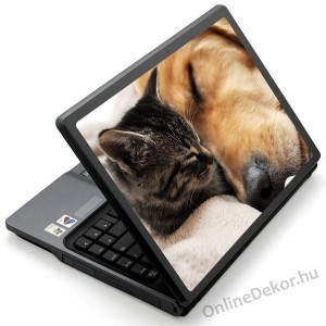Laptop matrica, Laptop dekor&aacute;ci&oacute; - &Aacute;llat - Kutya, macska 1217