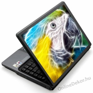 Laptop matrica, Laptop dekor&aacute;ci&oacute; - &Aacute;llat - Papag&aacute;j 1222