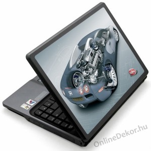 Laptop matrica, Laptop dekor&aacute;ci&oacute; - Aut&oacute;, J&aacute;rmű - Bugatti 1231