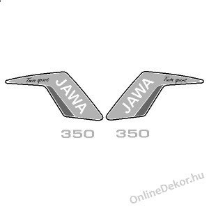 Motormatrica, Motor dekor&aacute;ci&oacute;k - 01.Motormatric&aacute;k - Jawa - 350 Twin Sport