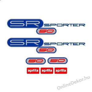 Motormatrica, Motor dekor&aacute;ci&oacute;k - 02.Robog&oacute; matric&aacute;k - Aprilia - SR 50 Sporter