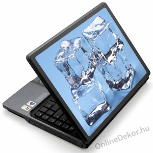 Laptop matrica, Laptop dekor&aacute;ci&oacute; - V&iacute;z - J&eacute;gkocka 1305