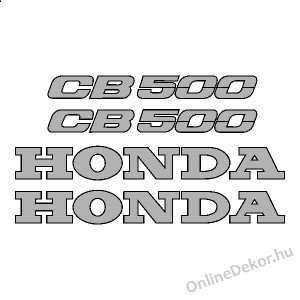 Motormatrica, Motor dekor&aacute;ci&oacute;k - 01.Motormatric&aacute;k - Honda - CB 500