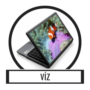 Laptop matrica, Laptop dekor&aacute;ci&oacute; - V&iacute;z