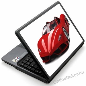 Laptop matrica, Laptop dekor&aacute;ci&oacute; - Aut&oacute;, J&aacute;rmű - Ferrari 1354