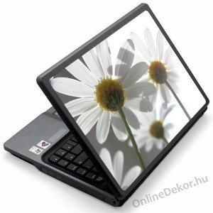 Laptop matrica, Laptop dekor&aacute;ci&oacute; - Vir&aacute;g - Margar&eacute;ta 1356