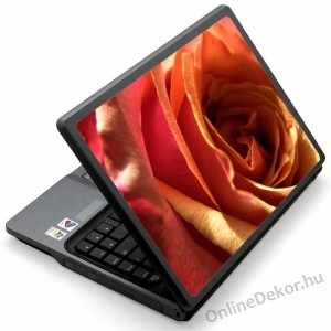 Laptop matrica, Laptop dekor&aacute;ci&oacute; - Vir&aacute;g - R&oacute;zsa 1363