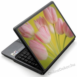Laptop matrica, Laptop dekor&aacute;ci&oacute; - Vir&aacute;g - Tulip&aacute;n 1371