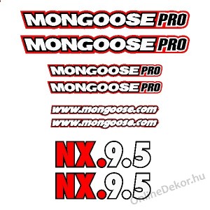 Ker&eacute;kp&aacute;r matrica, Ker&eacute;kp&aacute;r dekor&aacute;ci&oacute;, Bicikli matrica, Bicikli dekor&aacute;ci&oacute; - Mongoose - Mongoose Pro NX 9.5