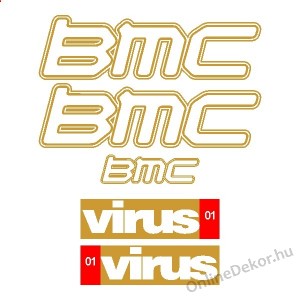 Ker&eacute;kp&aacute;r matrica, Ker&eacute;kp&aacute;r dekor&aacute;ci&oacute;, Bicikli matrica, Bicikli dekor&aacute;ci&oacute; - BMC - Virus