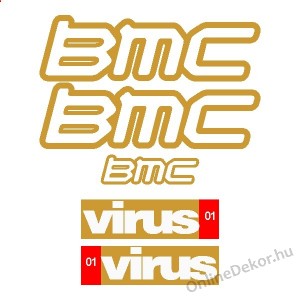 Ker&eacute;kp&aacute;r matrica, Ker&eacute;kp&aacute;r dekor&aacute;ci&oacute;, Bicikli matrica, Bicikli dekor&aacute;ci&oacute; - BMC - Virus
