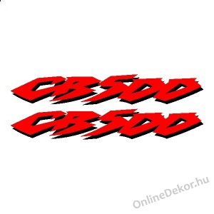 Motormatrica, Motor dekor&aacute;ci&oacute;k - 01.Motormatric&aacute;k - Honda - CB 500