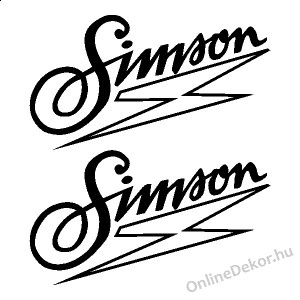 Motormatrica, Motor dekor&aacute;ci&oacute;k - 02.Robog&oacute; matric&aacute;k - Simson - Simson