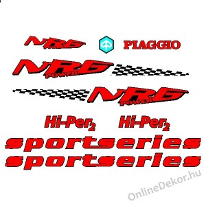Motormatrica, Motor dekor&aacute;ci&oacute;k - 02.Robog&oacute; matric&aacute;k - Piaggio - NRG Power