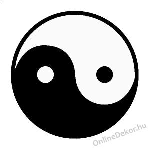 Faldekoráció, Falimatrica, Faltetoválás - Feng Shui - Ying Yang 1623