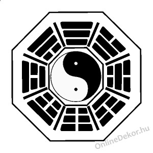 Faldekoráció, Falimatrica, Faltetoválás - Feng Shui - Ying Yang 1625