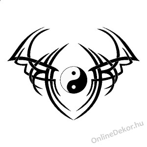 Faldekoráció, Falimatrica, Faltetoválás - Feng Shui - Ying Yang 1627