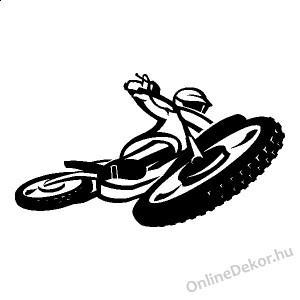 Faldekoráció, Falimatrica, Faltetoválás - Motor - Cross Motor 1630