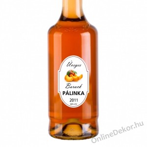 P&aacute;link&aacute;s&uuml;veg c&iacute;mke - Ov&aacute;lis alak&uacute; - Barackp&aacute;linka c&iacute;mke