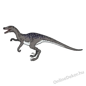Faldekoráció, Falimatrica, Faltetoválás - Gyerekszoba - Nyomtatott falmatrica (Nem színezhető) - Dinó 165