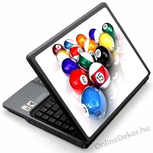 Laptop matrica, Laptop dekor&aacute;ci&oacute; - J&aacute;t&eacute;k - Bili&aacute;rd 1693