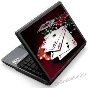Laptop matrica, Laptop dekor&aacute;ci&oacute; - J&aacute;t&eacute;k - P&oacute;ker 1695