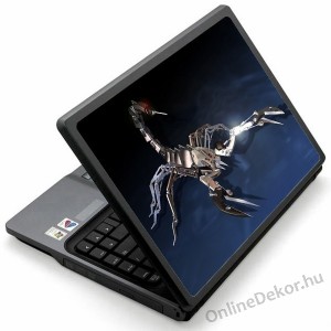 Laptop matrica, Laptop dekor&aacute;ci&oacute; - Robot - Skorpi&oacute; 1702