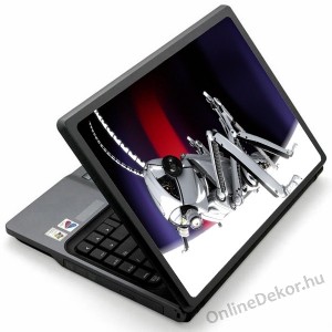 Laptop matrica, Laptop dekor&aacute;ci&oacute; - Robot - S&aacute;ska 1704