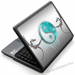 Laptop matrica, Laptop dekor&aacute;ci&oacute; - Feng Shui - Ying-Yang 1725