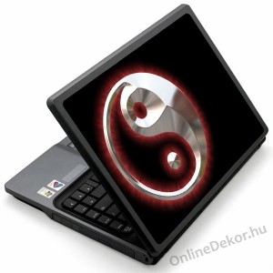 Laptop matrica, Laptop dekor&aacute;ci&oacute; - Feng Shui - Ying-Yang 1732