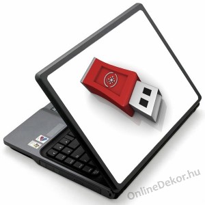 Laptop matrica, Laptop dekor&aacute;ci&oacute; - Minden m&aacute;s - Pendrive 1740