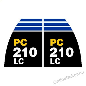 Munkag&eacute;p matric&aacute;k, feliartok - Komatsu - PC 210 LC