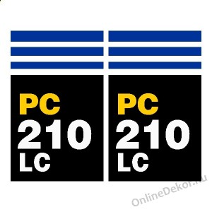 Munkag&eacute;p matric&aacute;k, feliartok - Komatsu - PC 210 LC