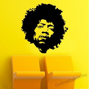 Faldekor&aacute;ci&oacute;, Falimatrica, Faltetov&aacute;l&aacute;s - H&iacute;res emberek, Női alakok, Arcok - Jimmy Hendrix 1798