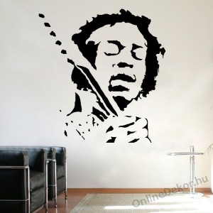Faldekor&aacute;ci&oacute;, Falimatrica, Faltetov&aacute;l&aacute;s - H&iacute;res emberek, Női alakok, Arcok - Jimmy Hendrix 1799