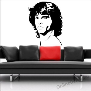 Faldekor&aacute;ci&oacute;, Falimatrica, Faltetov&aacute;l&aacute;s - H&iacute;res emberek, Női alakok, Arcok - Jim Morrison 1804