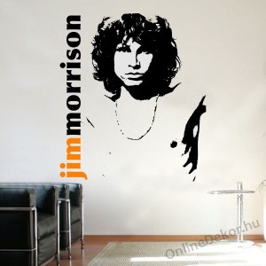 Faldekor&aacute;ci&oacute;, Falimatrica, Faltetov&aacute;l&aacute;s - H&iacute;res emberek, Női alakok, Arcok - Jim Morrison 1821