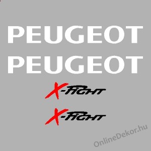 Motormatrica, Motor dekor&aacute;ci&oacute;k - 02.Robog&oacute; matric&aacute;k - Peugeot - X-Fight