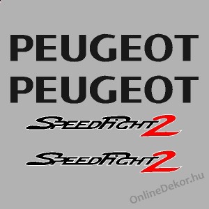 Motormatrica, Motor dekor&aacute;ci&oacute;k - 02.Robog&oacute; matric&aacute;k - Peugeot - SpeedFight 2