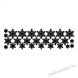 Faldekoráció, Falimatrica, Faltetoválás - Szétvágható szettek - Hópehely 1875