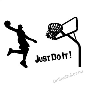 Wall sticker, Wall tattoo, Wall decoration, Wall decal - Sport - Basketball 1950